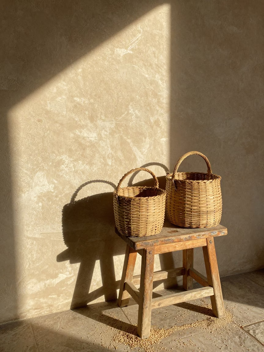Woven Baskets in Alexandria in in Alexandria, Egypt
