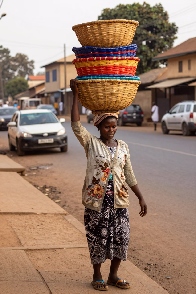 Woven Baskets in Nairobi in in Nairobi, Kenya