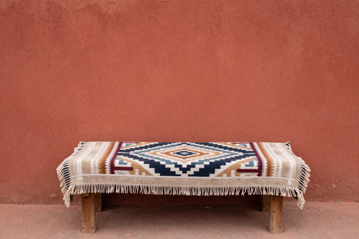 Woven Blanket in Santa Fe in in Santa Fe, United States