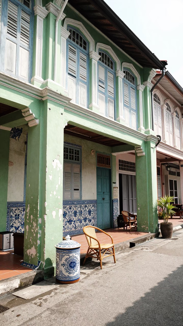 Woven Chair in George Town in in George Town, Malaysia