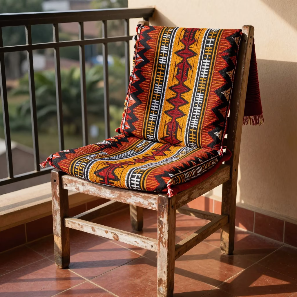 Woven Kanga Cloth in Nairobi in in Nairobi, Kenya