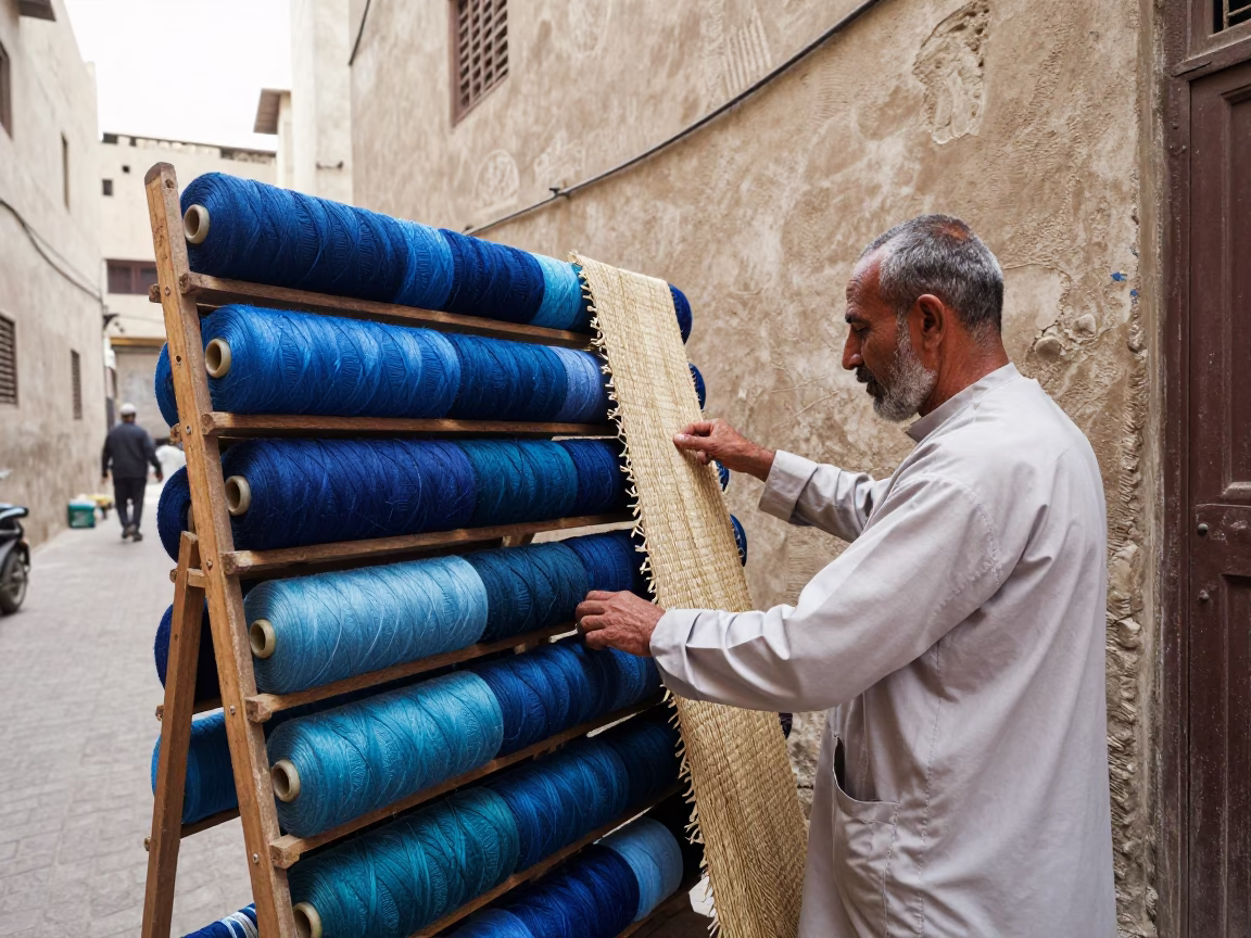 Woven Mat in Luxor in in Luxor, Egypt