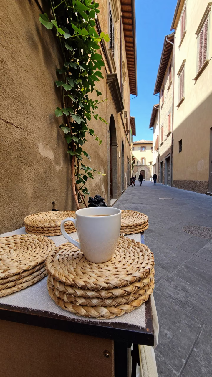 Woven Mats in Florence in in Florence, Italy