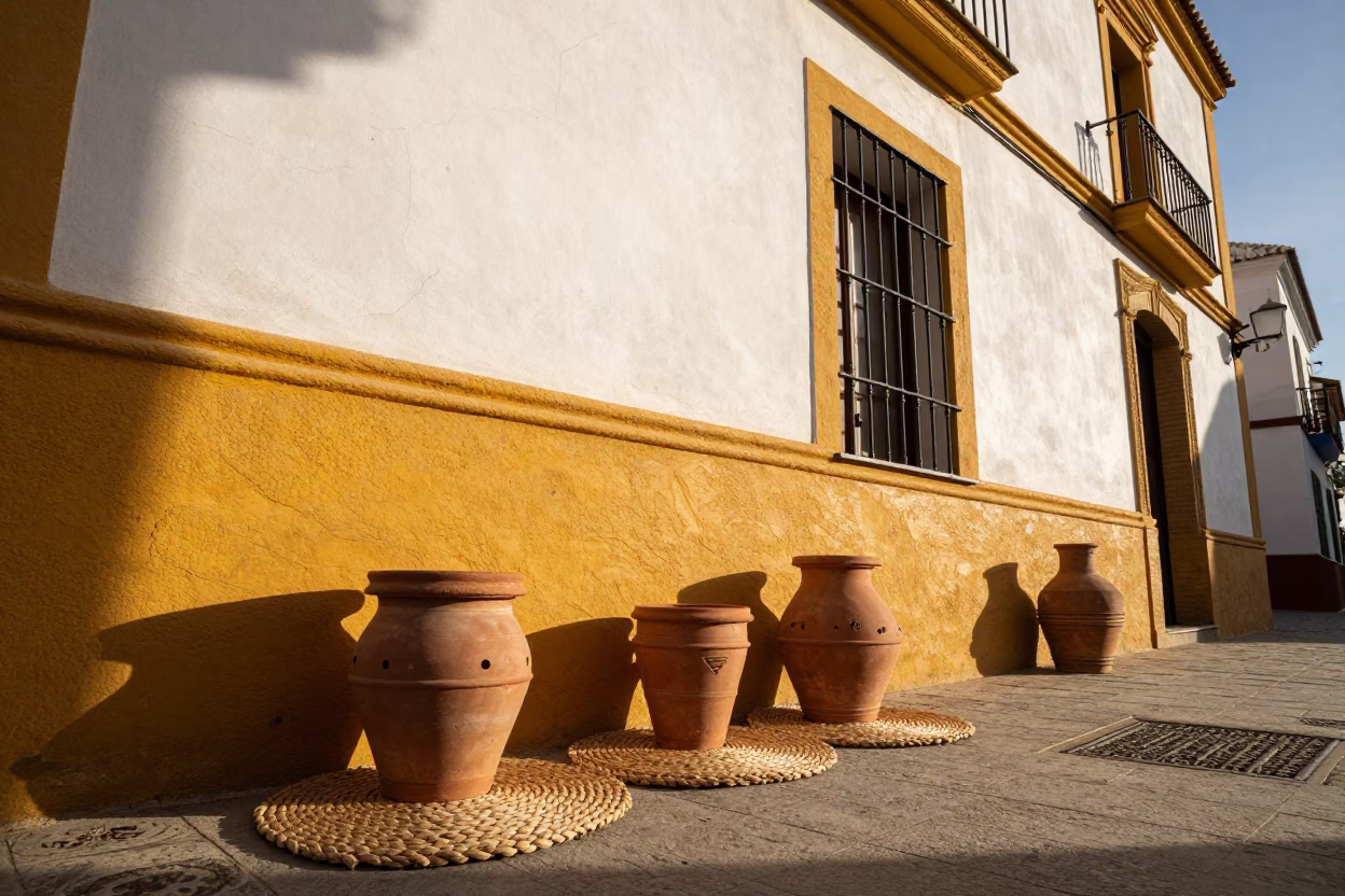Woven Mats in Seville in in Seville, Spain