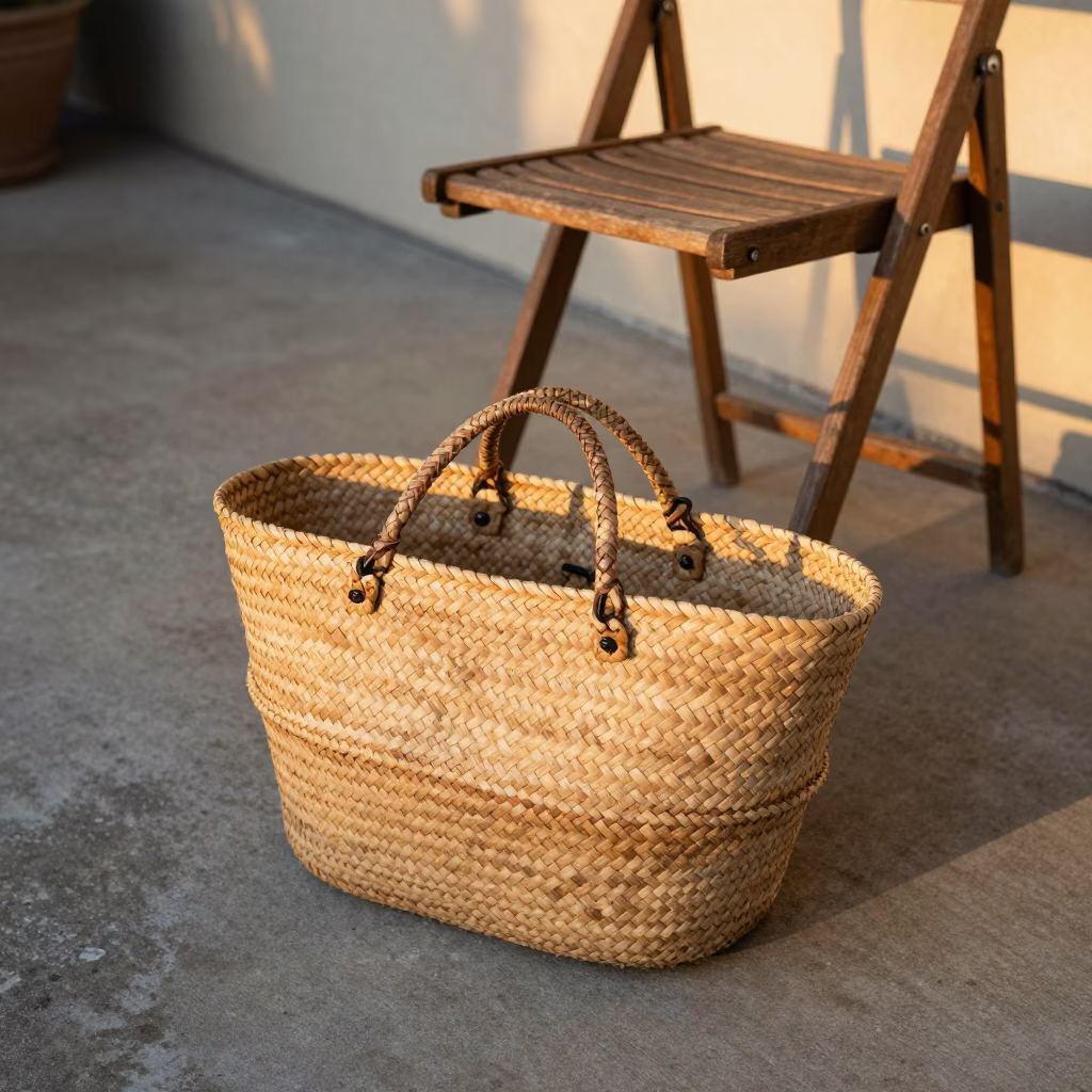 Woven Straw Basket in San Diego in in San Diego, United States