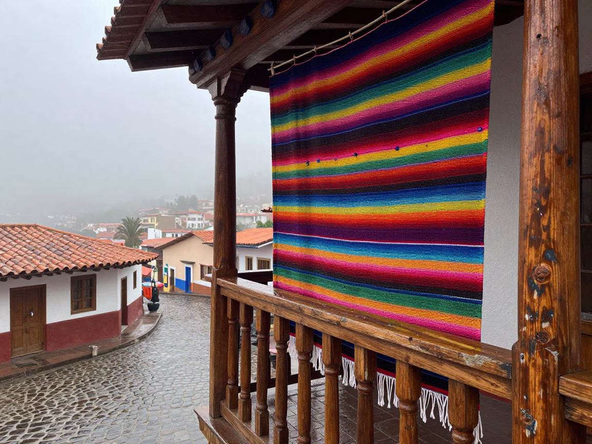 Woven Tapestry in La Paz in in La Paz, Bolivia