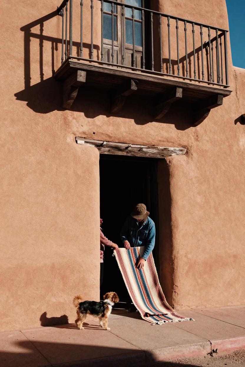 Woven Textiles in Santa Fe in in Santa Fe, New Mexico, United States