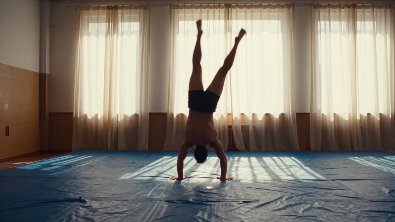 Wrestler Suplex Late Spring Studio Light in in a studio in Skhirat