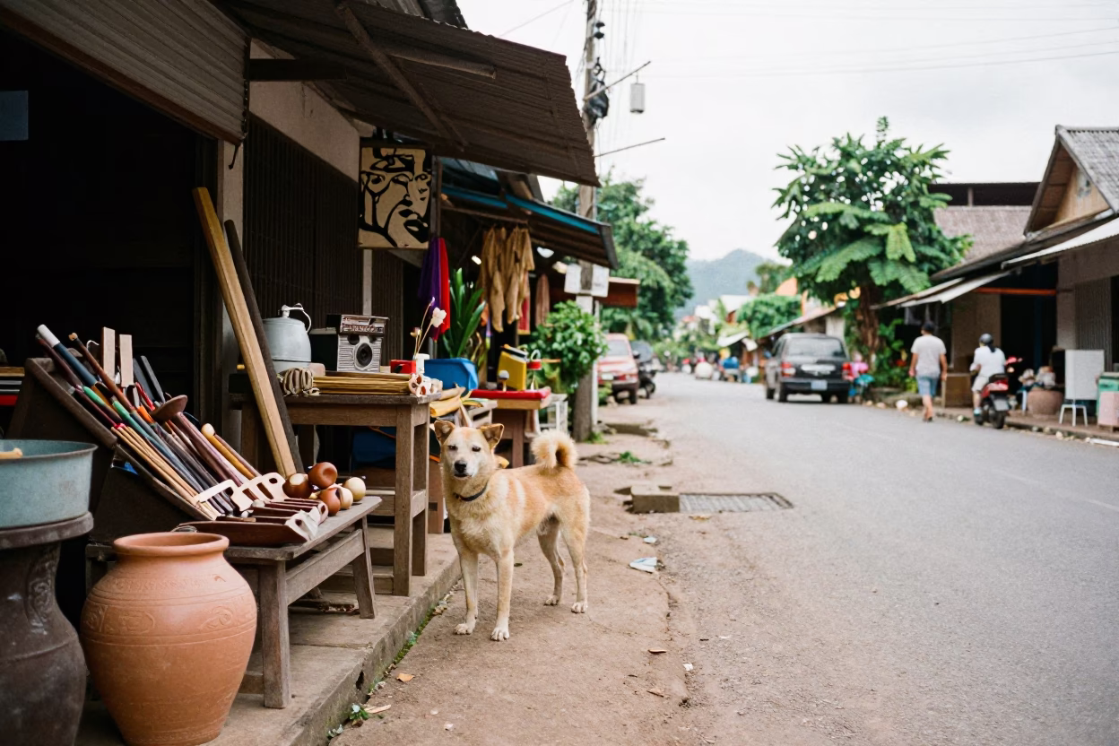 Xolo Dog in Chiang Mai in in Chiang Mai, Thailand