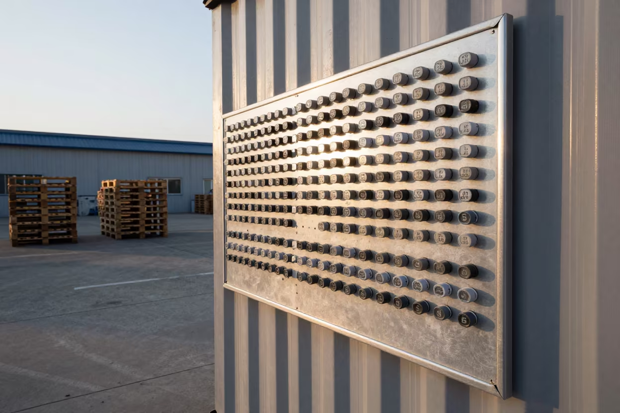 Yard Dwell Magnet Board in Zhengzhou Cross-Dock in inside a cross-dock lane in Zhengzhou