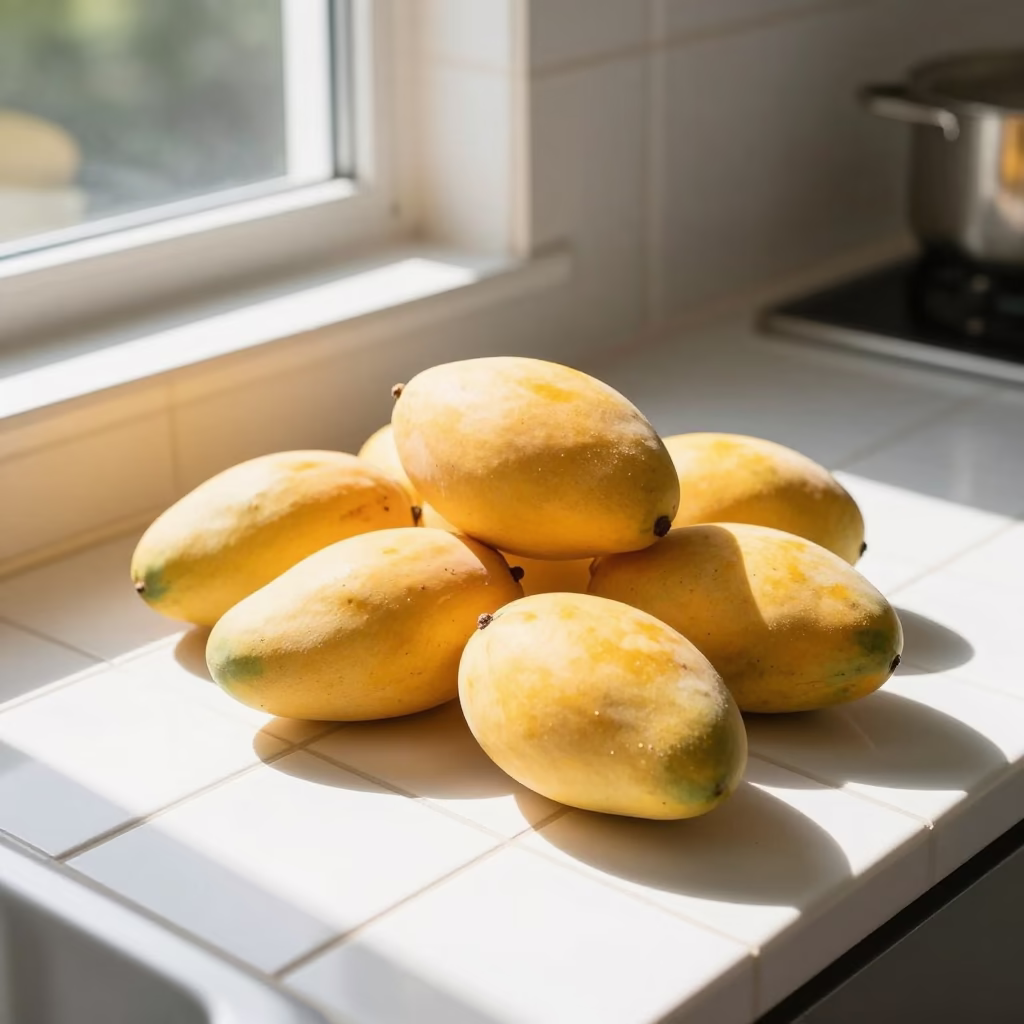 Yellow Mangoes in Perth in in Perth, Western Australia, Australia