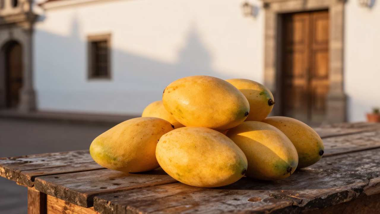 Yellow Mangoes in Quito in in Quito, Ecuador