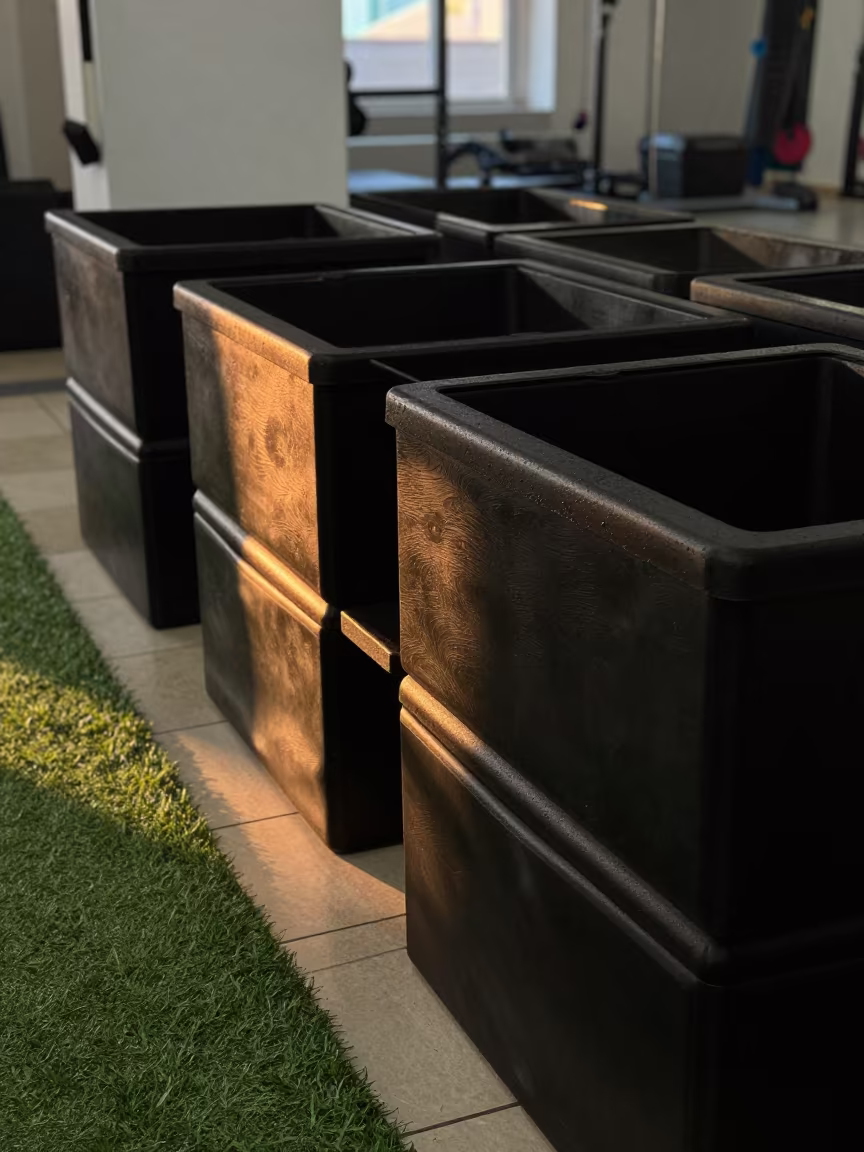 Youth Camp Roster Cubby in Neon Spin Studio Light in inside a spin studio under class lights near Pavlodar