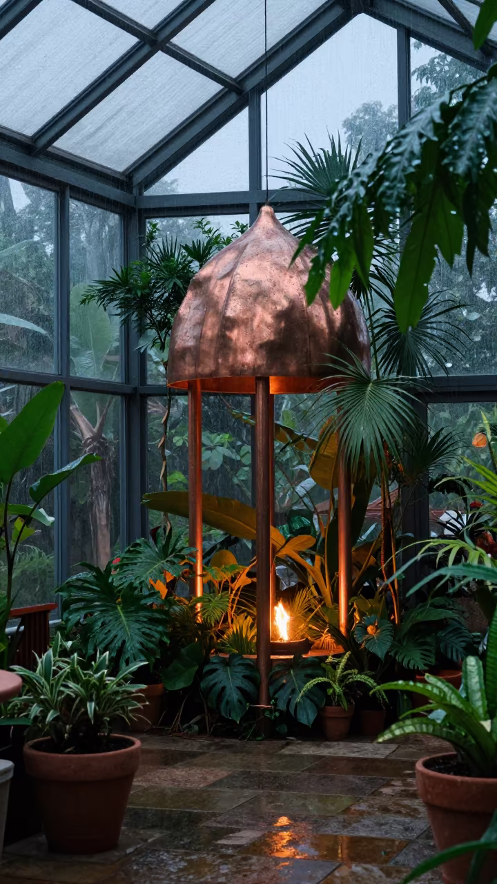 Yunnan Atrium Copper Light Tropical Monsoon in in Yunnan