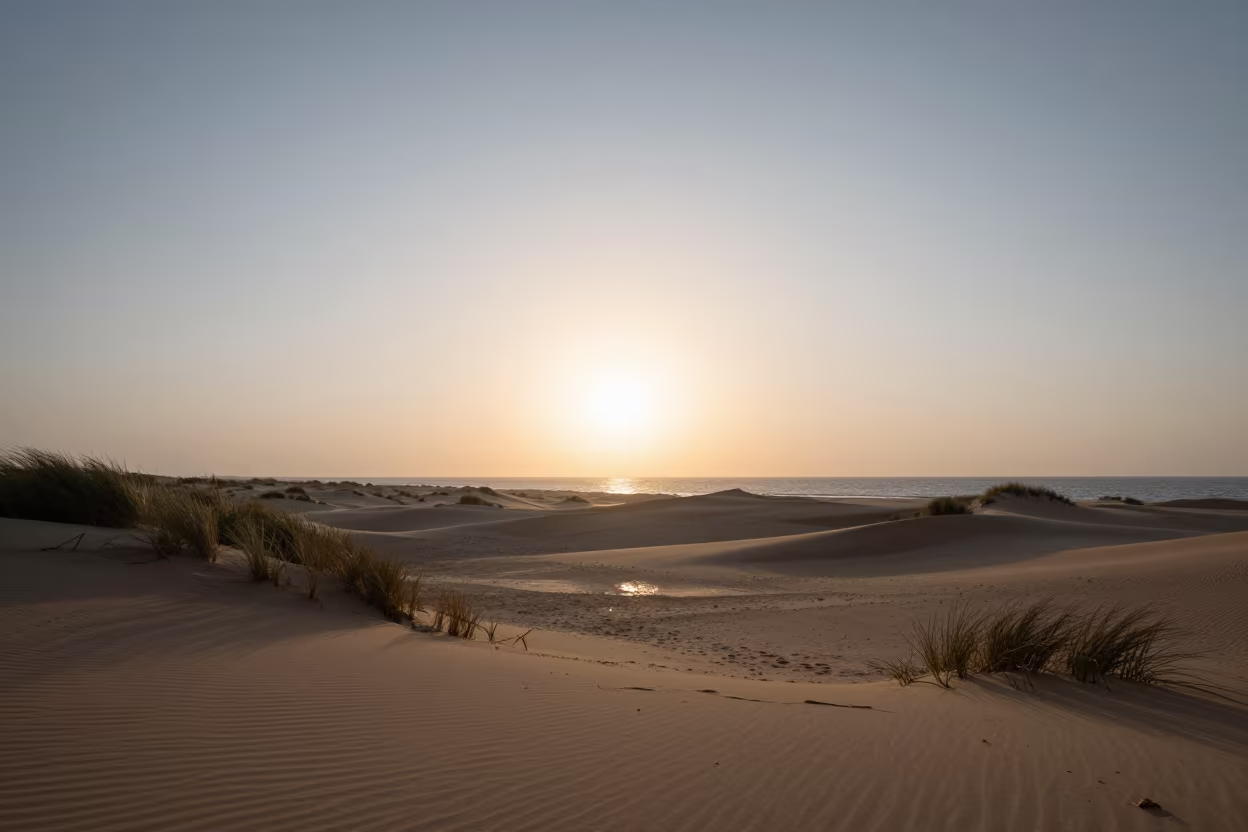 Zimbabwe Barrier Island Dawn Storm Clearing in in Zimbabwe