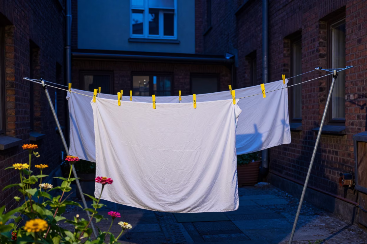 Zinnias at Blue Hour in in Berlin, Germany